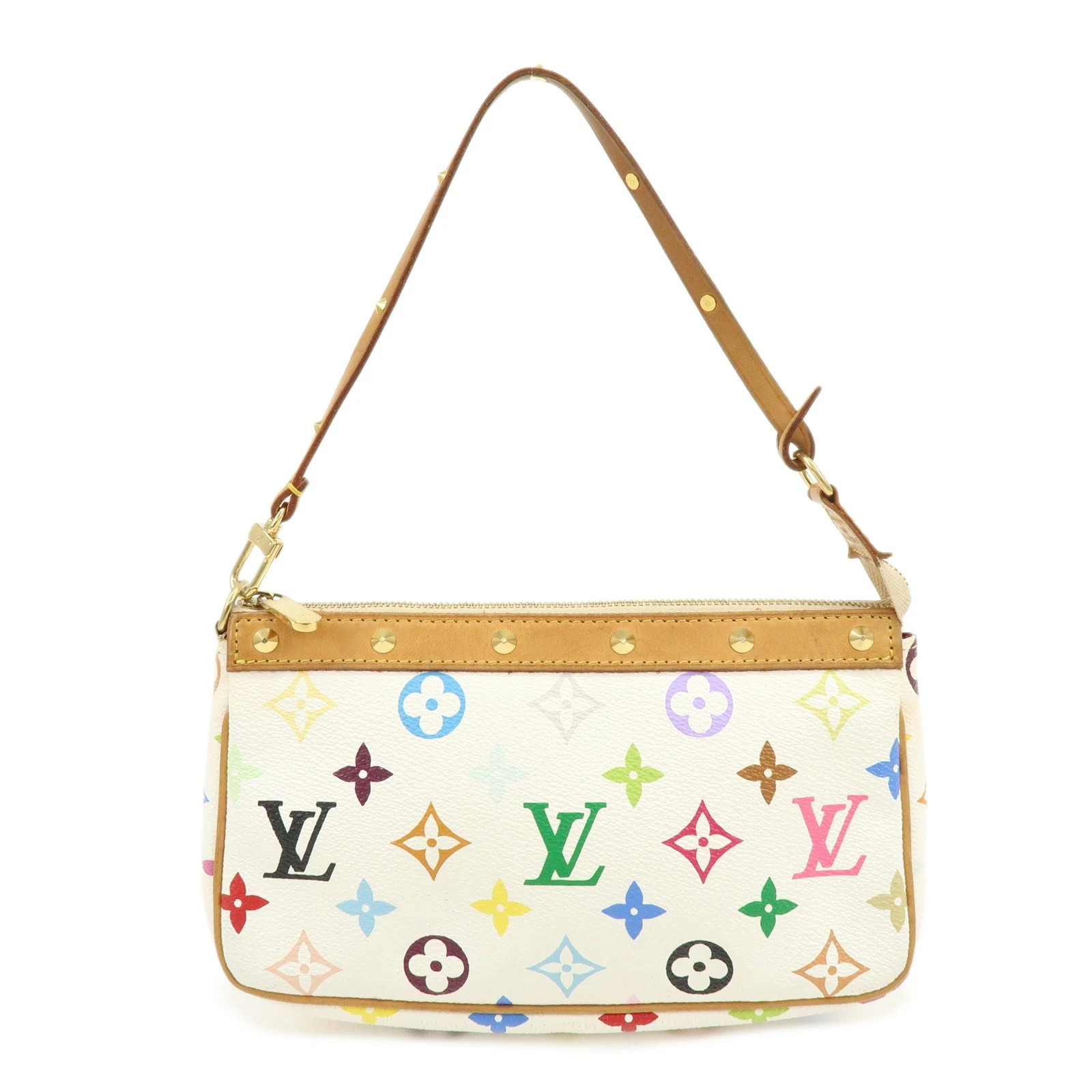 Louis Vuitton Monogram Multicolor Pochette Accessoires Blanc M92649 Used F/S | eBay | eBay US