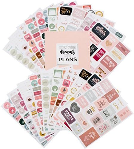 Planner Stickers 1000+ Stickers – Inspirational & Motivational, Cute & Aesthetic Stickers for Adults | Amazon (US)