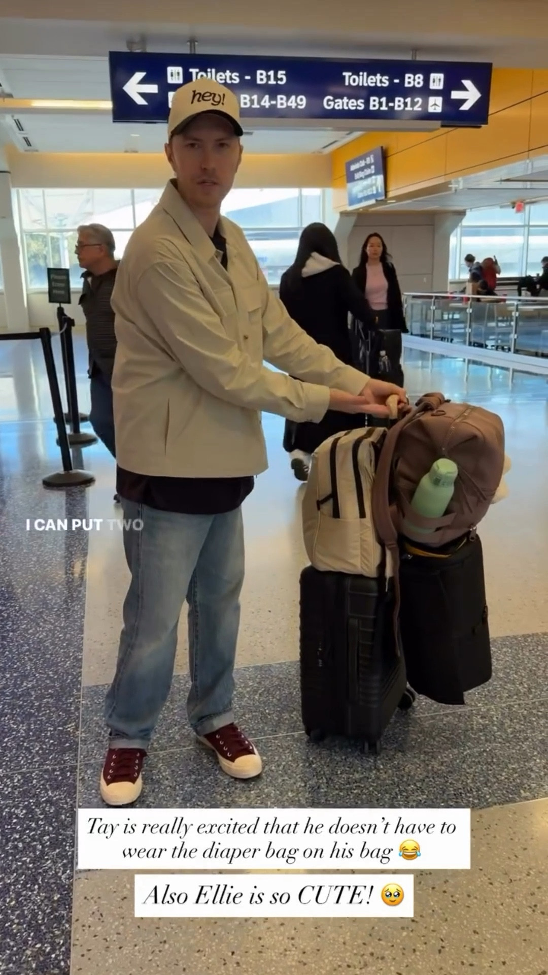 Tay’s airport look! He’s really excited he doesn’t have to wear the diaper bag on his bag 😂❤️

#LTKTravel #LTKMens #LTKootd