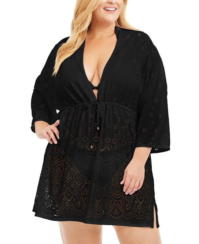 Plus Size Gypsy Gem Tunic Cover-Up | Macys (US)