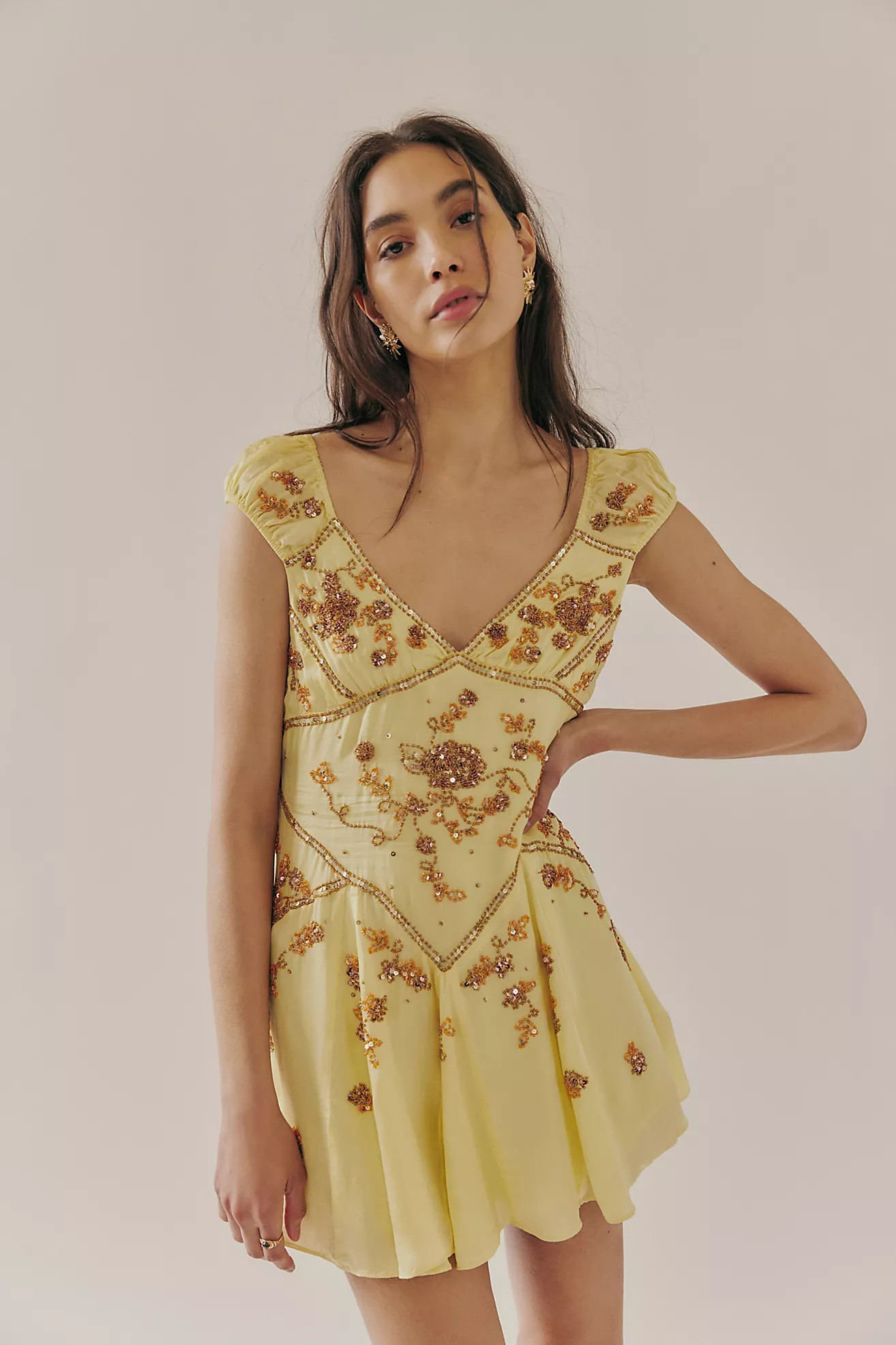 Bali Juliet Embroidered Mini Dress | Free People (Global - UK&FR Excluded)