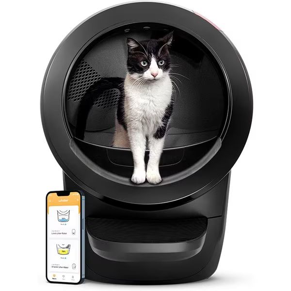 LITTER-ROBOT 4 Automatic Self-Cleaning Cat Litter Box, Black - Chewy.com | Chewy.com