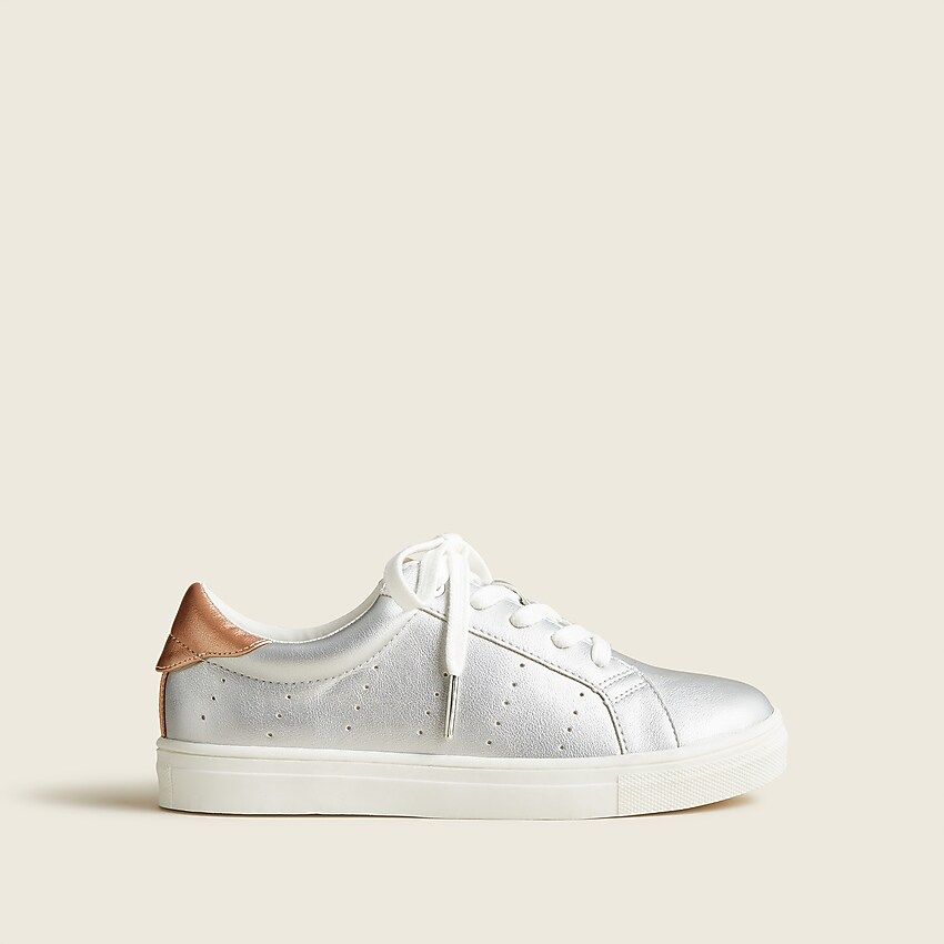 Girls' Saturday metallic sneakers | J. Crew US