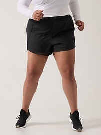 Mesh Racer Run Short 4" | Athleta