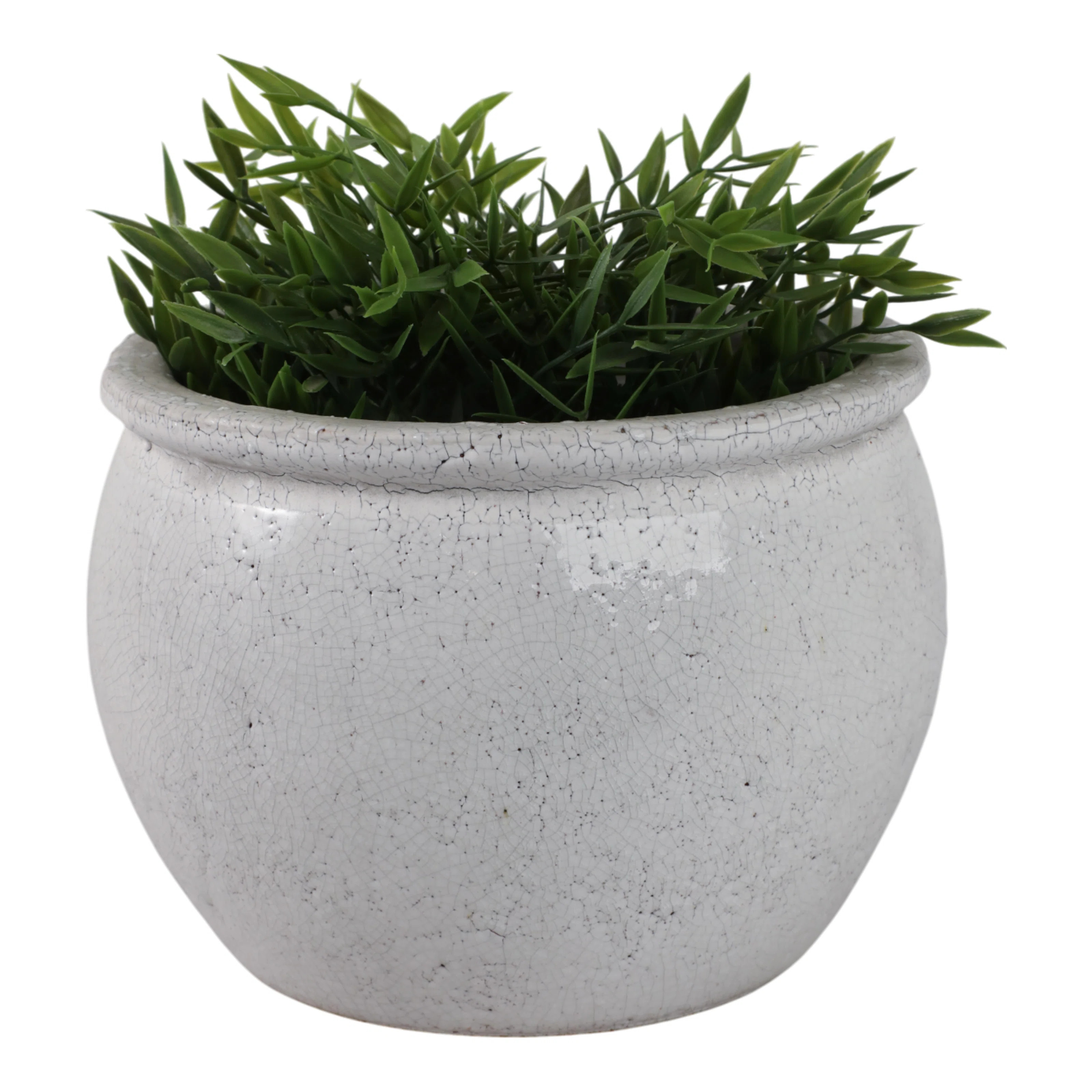 Bungalow Rose 13X9" Traditional Pot Planter, Dark Brown | Wayfair | Wayfair North America