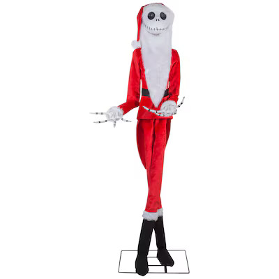 Disney 6.5-ft Jack Skellington as Sandy Claws Animatronic | Lowe's