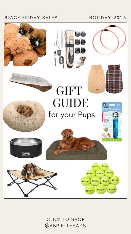 Gift guide for the pups! 🐾 

#LTKHoliday #LTKGiftGuide #LTKCyberWeek