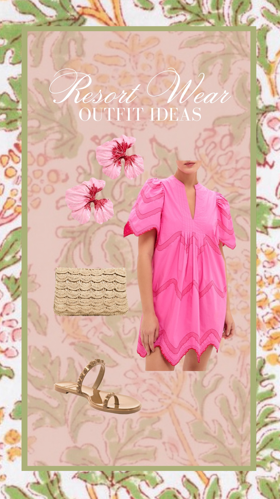 Resort wear outfit idea!

Beach vacation // summer // resort wear
