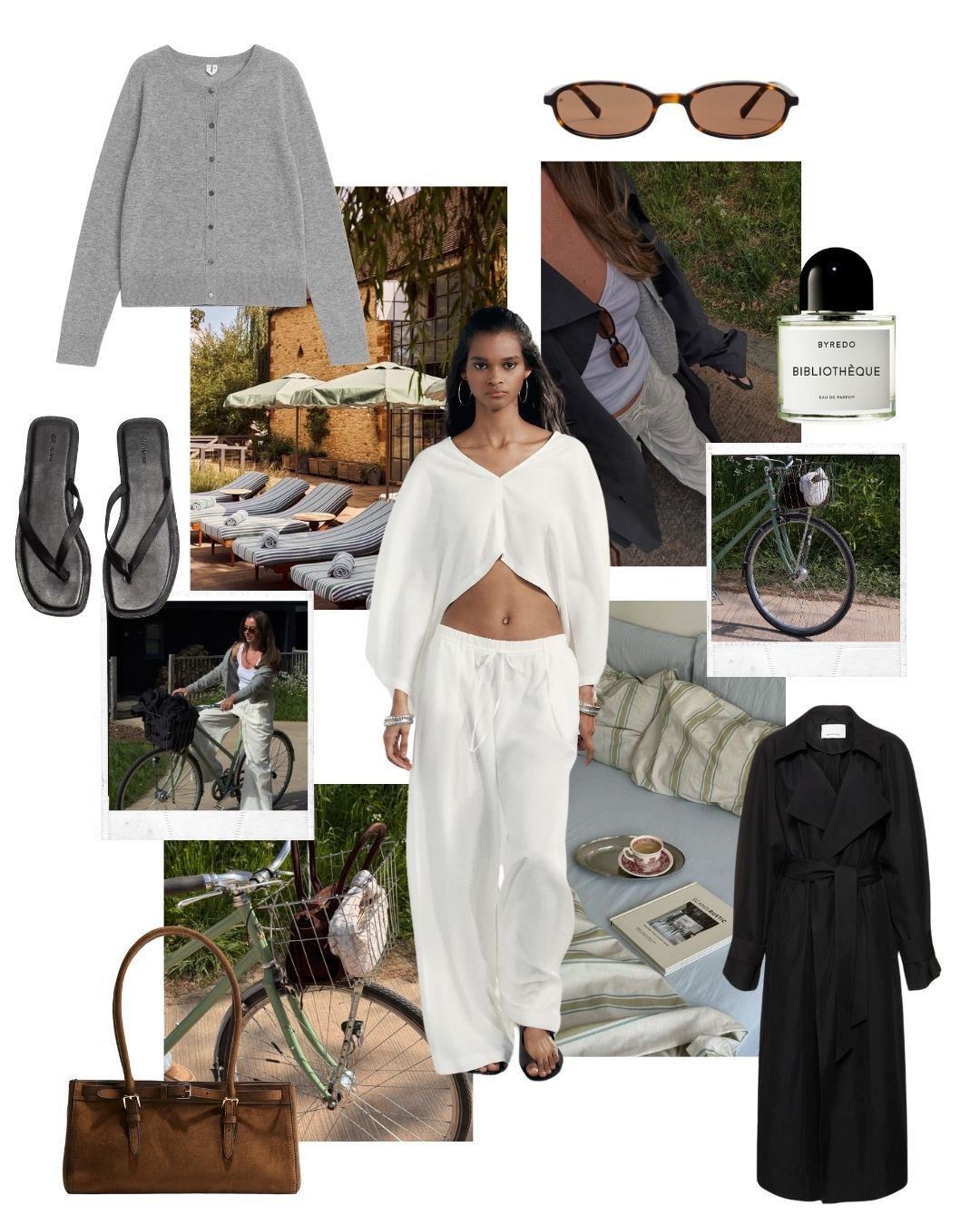 Bank holiday get away outfit inspo 🍓

Country side, holiday, staycation, linen trousers, ribbed vest, cardigan, cashmere, trench coat, monochrome, spring outfit, city break

#LTKspring #LTKsummer #LTKuk