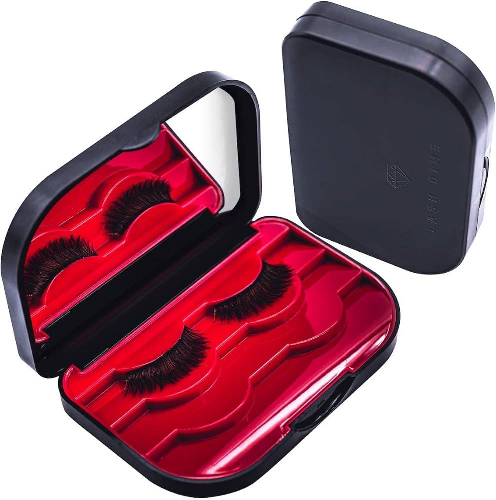 Lash Dime 3 Tier Eyelash Case - Holder, Easy to Open Lash Storage Case, Lash Case Perfect for Tra... | Amazon (US)