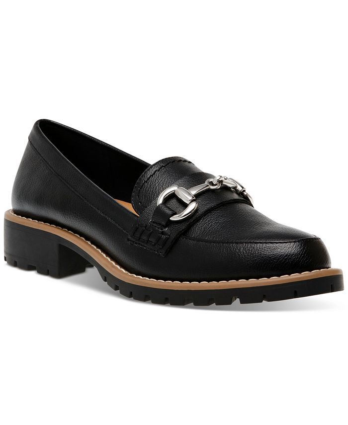 Women's Celeste Tailored Hardware Chain Lug Sole Loafers | Macys (US)