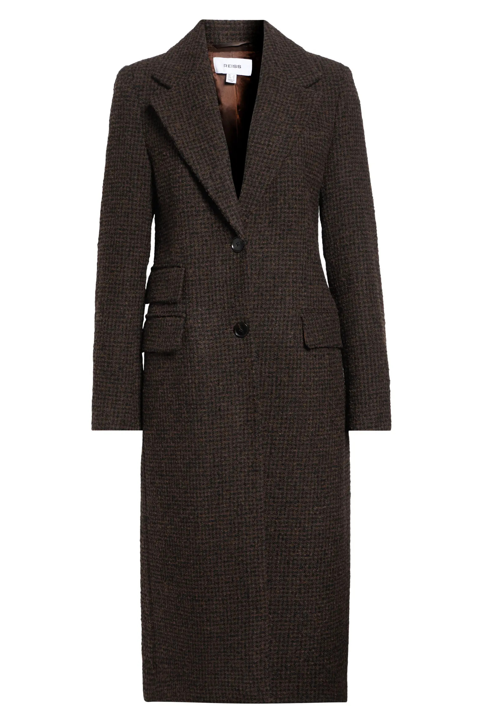 Kai Check Wool Blend Bouclé Coat (Women) | Nordstrom | Nordstrom