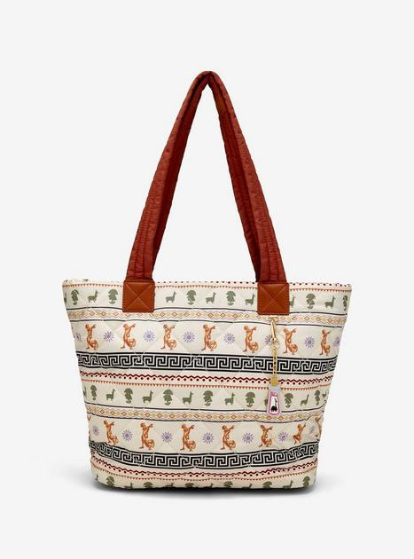 Disney The Emperor's New Groove Pattern Quilted Tote Bag - BoxLunch Exclusive | BoxLunch | BoxLunch