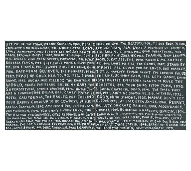 Playlist Wall Art | Pottery Barn (US)