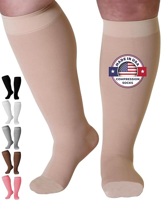 Mojo Compression Socks for Women and Men 20-30mmHg Knee High - Graduated Knee High Compression St... | Amazon (US)