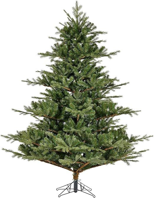 Vickerman 6.5' Sherwood Fir Artificial Christmas Tree, Unlit - Faux Sherwood Fir Christmas Tree -... | Amazon (US)