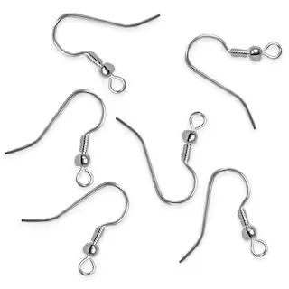Silverstone Fish Hook Earring Wires 144 PCS | Michaels | Michaels Stores