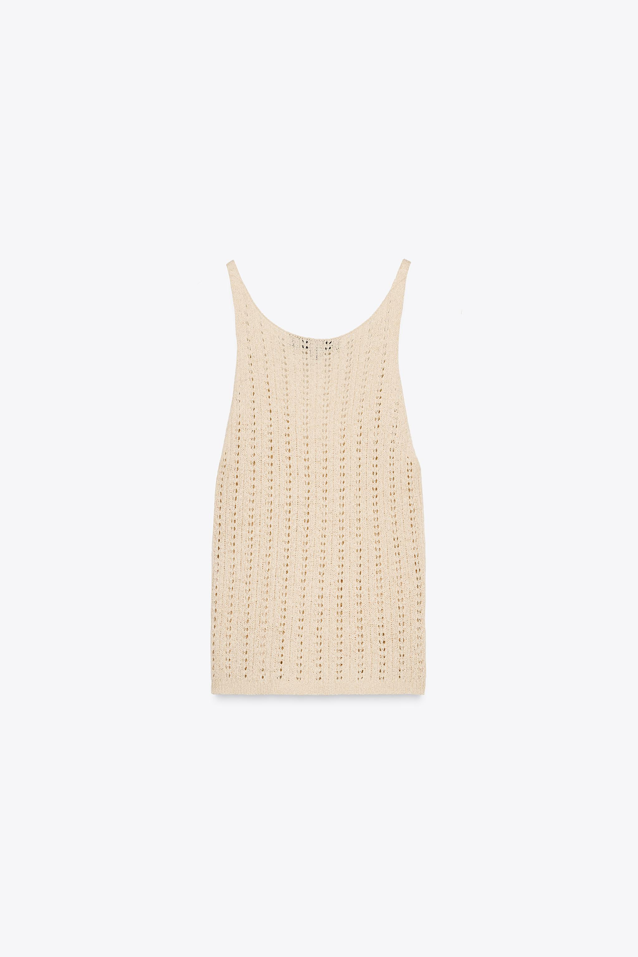 POINTELLE KNIT TOP | Zara US