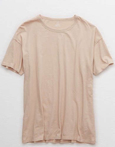 Aerie Boyfriend Distressed Oversized T-Shirt | American Eagle Outfitters (US & CA)