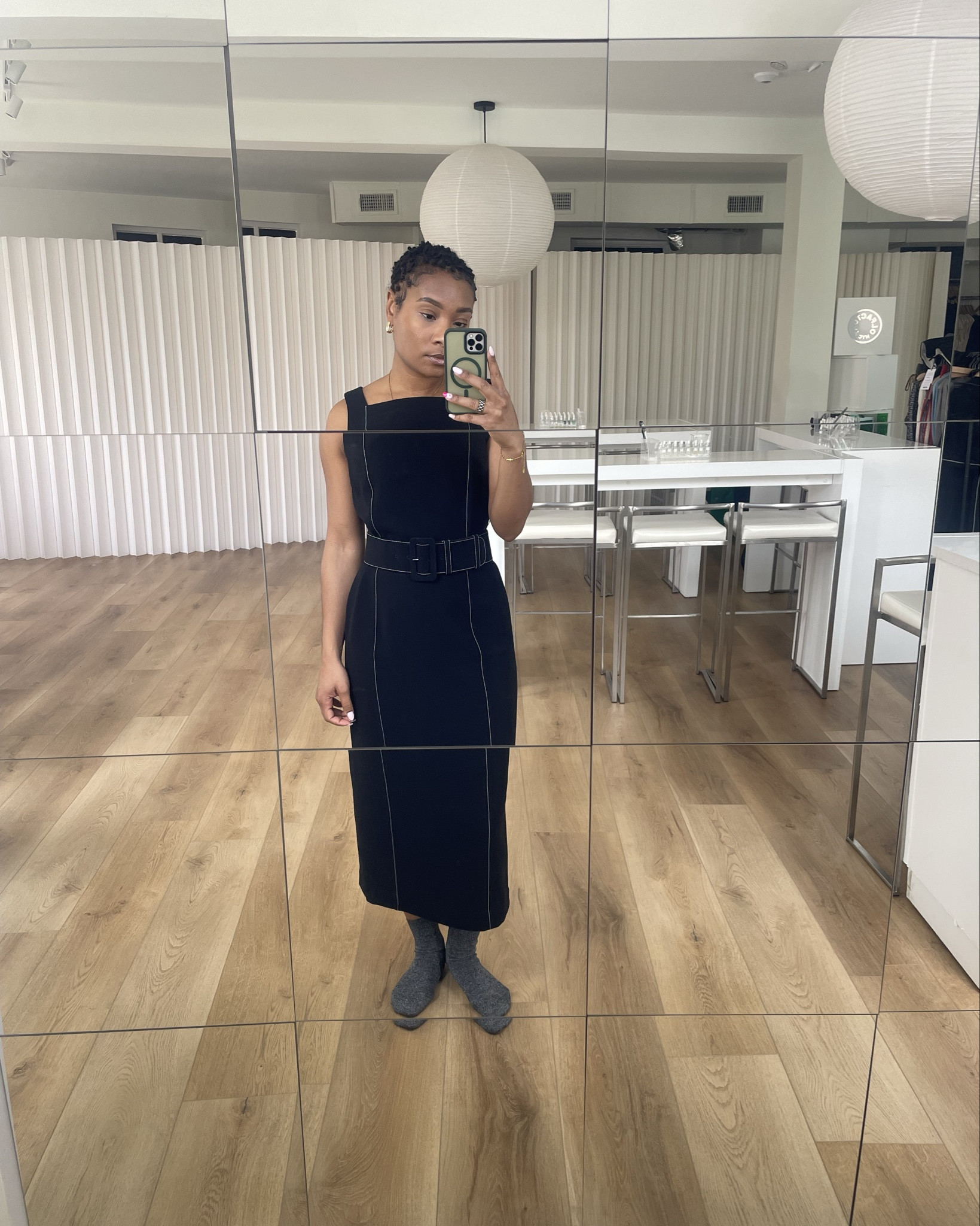 A classic black dress with added flare! I love the topstitch detail on this dress 😍

#LTKMostLoved #LTKStyleTip #LTKSeasonal