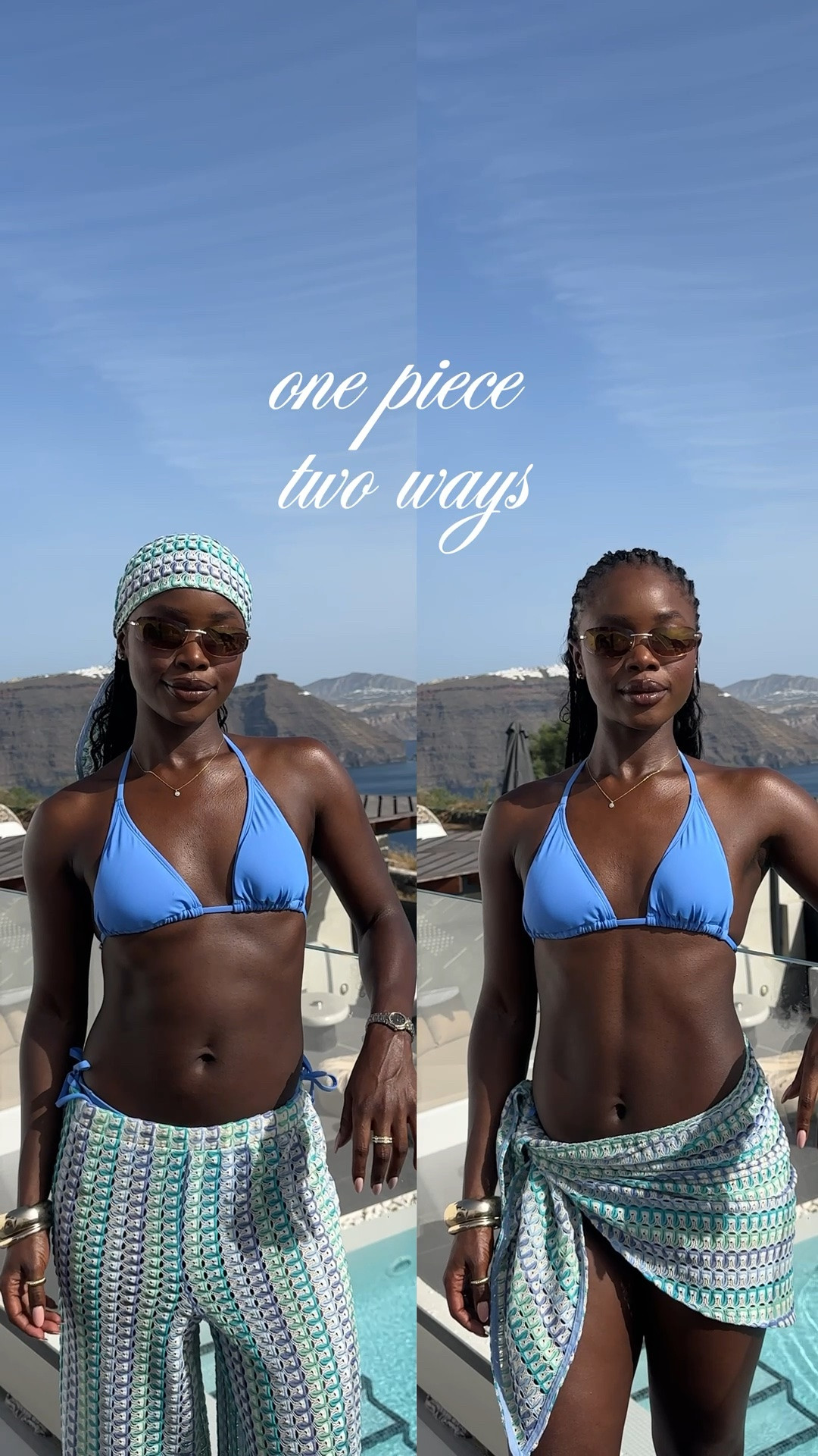 1 sarong, 2 ways 👙 love styling swimsuits 🩵

#LTKsummer #LTKeurope #LTKtravel