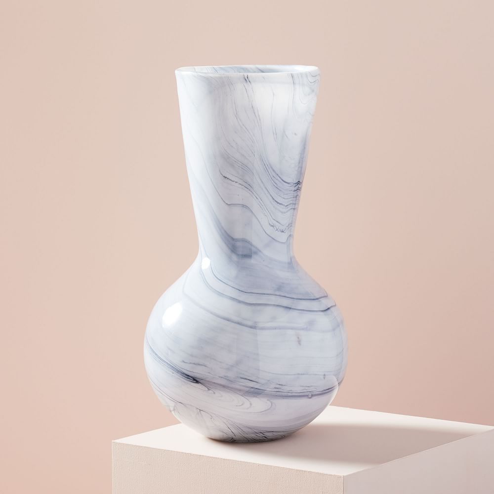 Marbled Glass Vases | West Elm (US)