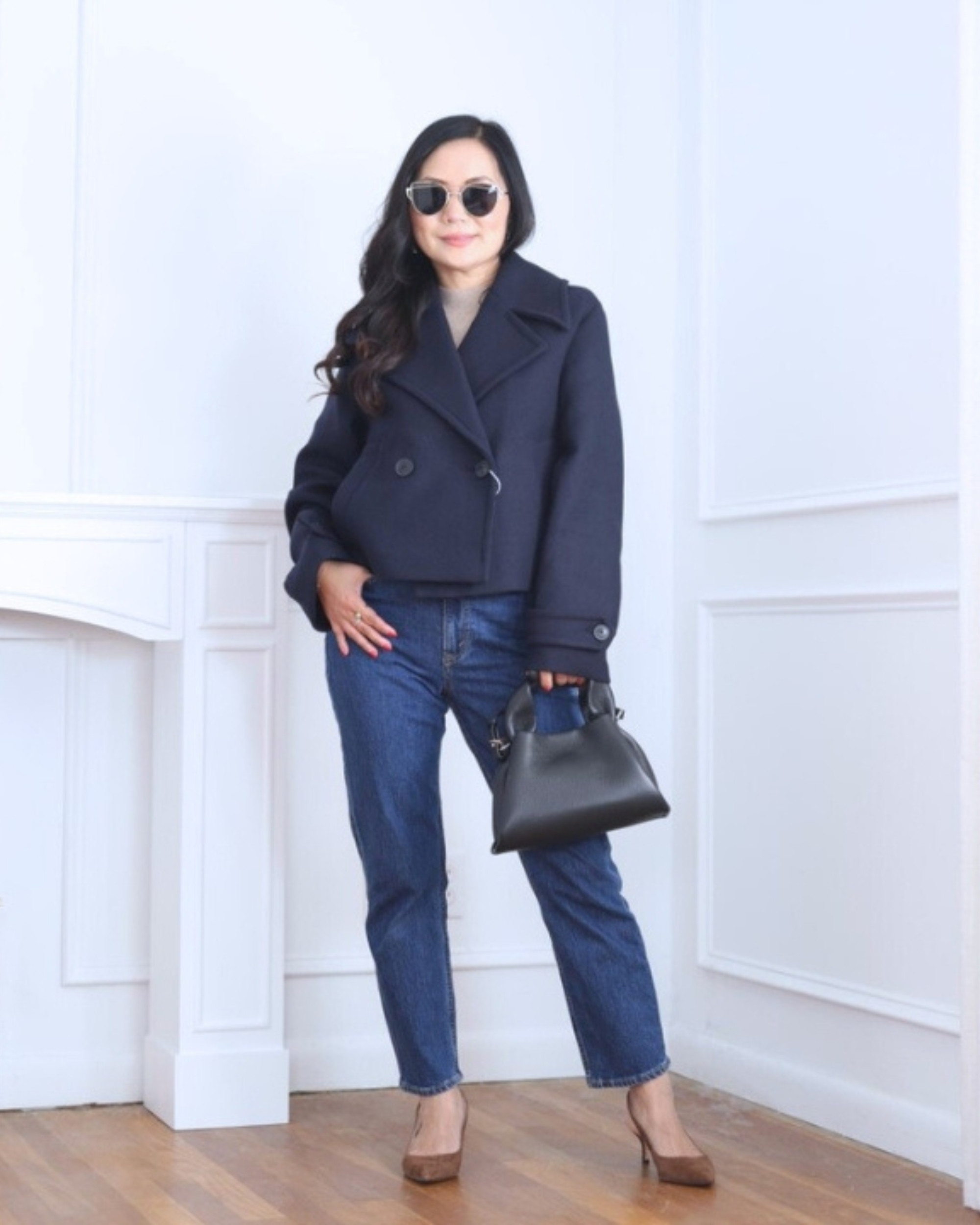 Wearing a wool blend jacket from Mango with ankle jeans from Abercrombie — a classic mix of cozy and casual that works every time. I’m 5’2, wearing size XS and size 27 for jeans.

#LTKStyleTip #LTKPetite #LTKOver40