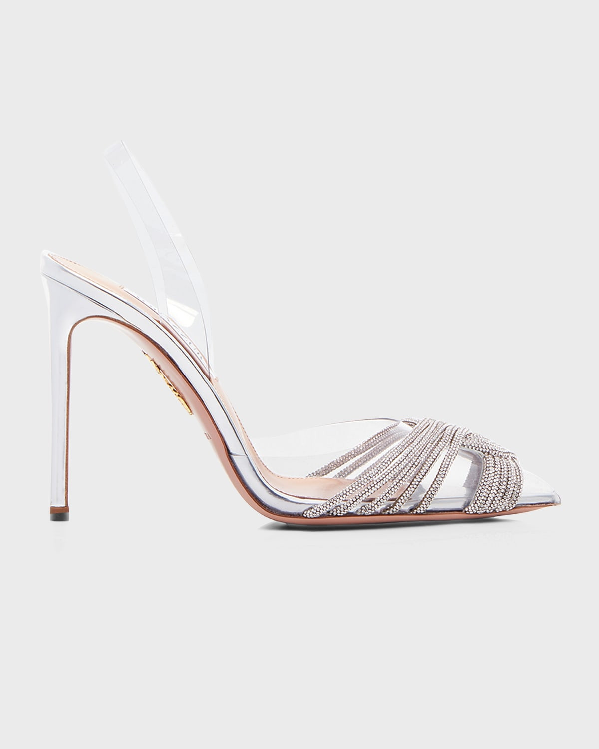 Gatsby Shimmery Halter Slingback Pumps | Neiman Marcus