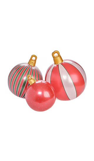 FUNBOY 3 Pack Classic Light-up Inflatable Ornament Set in Beauty: NA. | Revolve Clothing (Global)
