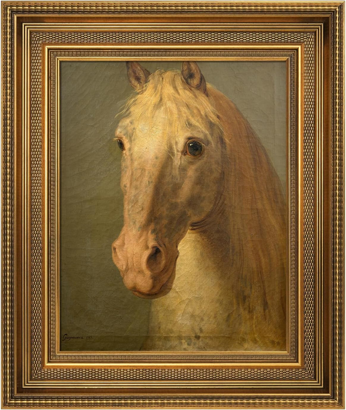 Vintage Canvas Frame for 5x7 Art Prints Oil Paintings, 2.4" Extra Wide Ornate Open Back Wall Pict... | Amazon (US)