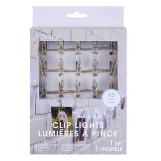 45ct. LED Iridescent Silver Clip Lights by Ashland® | Michaels Stores