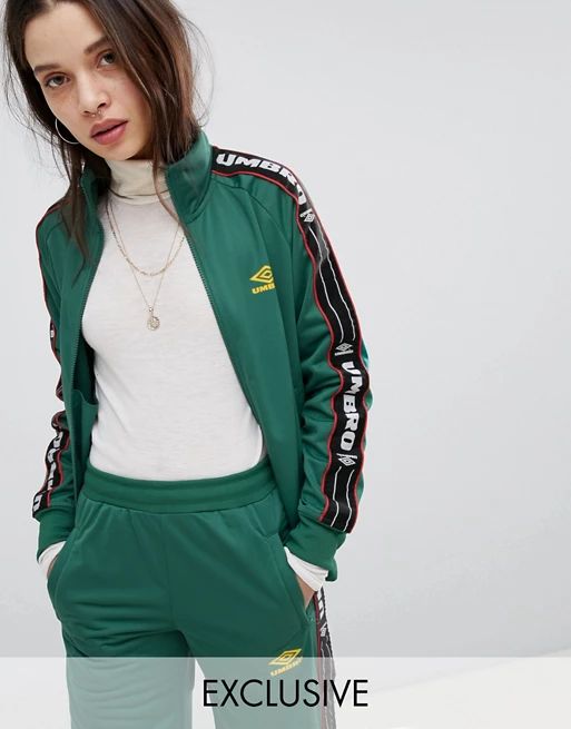 Umbro Tracksuit Jacket With Taping Co-Ord | ASOS UK