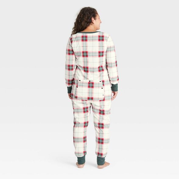 Women's Holiday Plaid Union Suit Red/Green - Hearth & Hand™ with Magnolia | Target