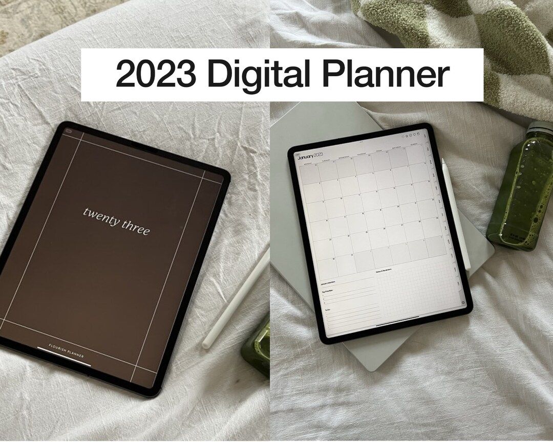 2023 Planner by Flourish Planner | Digital Planner for Goodnotes & Notability on iPads | Etsy (US)