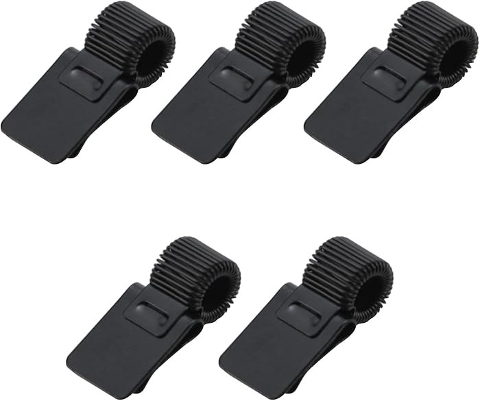 T Tulead Black Pen Clipboard Holders Metal Pencil Holder Clips with Spring Adjustable Pen Clip Or... | Amazon (US)