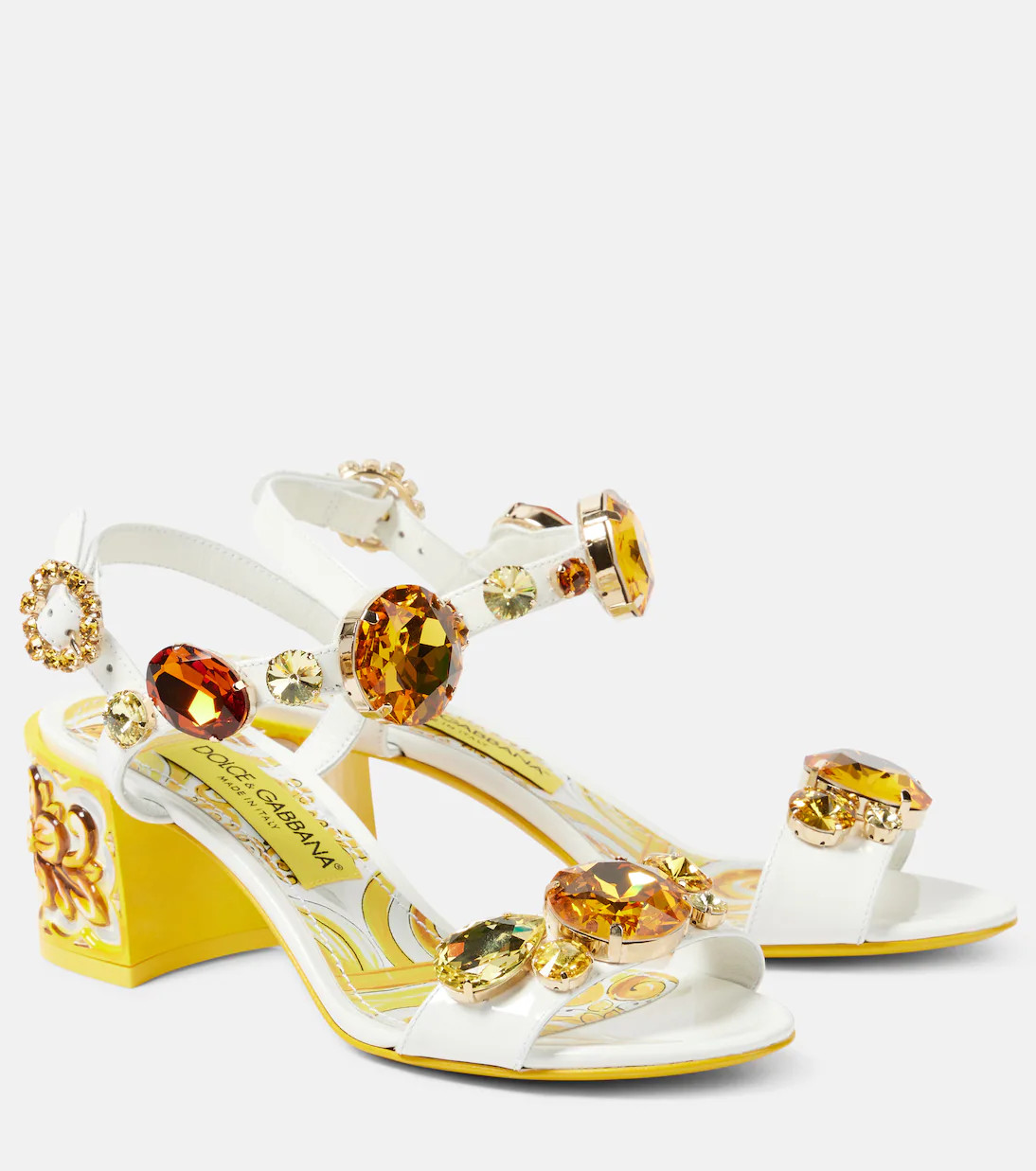 Keira embellished patent leather sandals | Mytheresa (INTL)