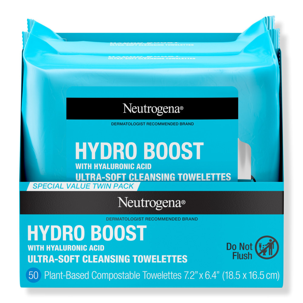 Neutrogena Hydro Boost Facial Cleansing Wipes - 50 ct | Ulta