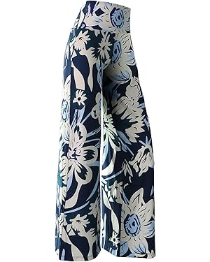 Arolina Women's Stretchy Wide Leg Palazzo Lounge Pants Casual Comfy High Waist Palazzo Pants | Amazon (US)