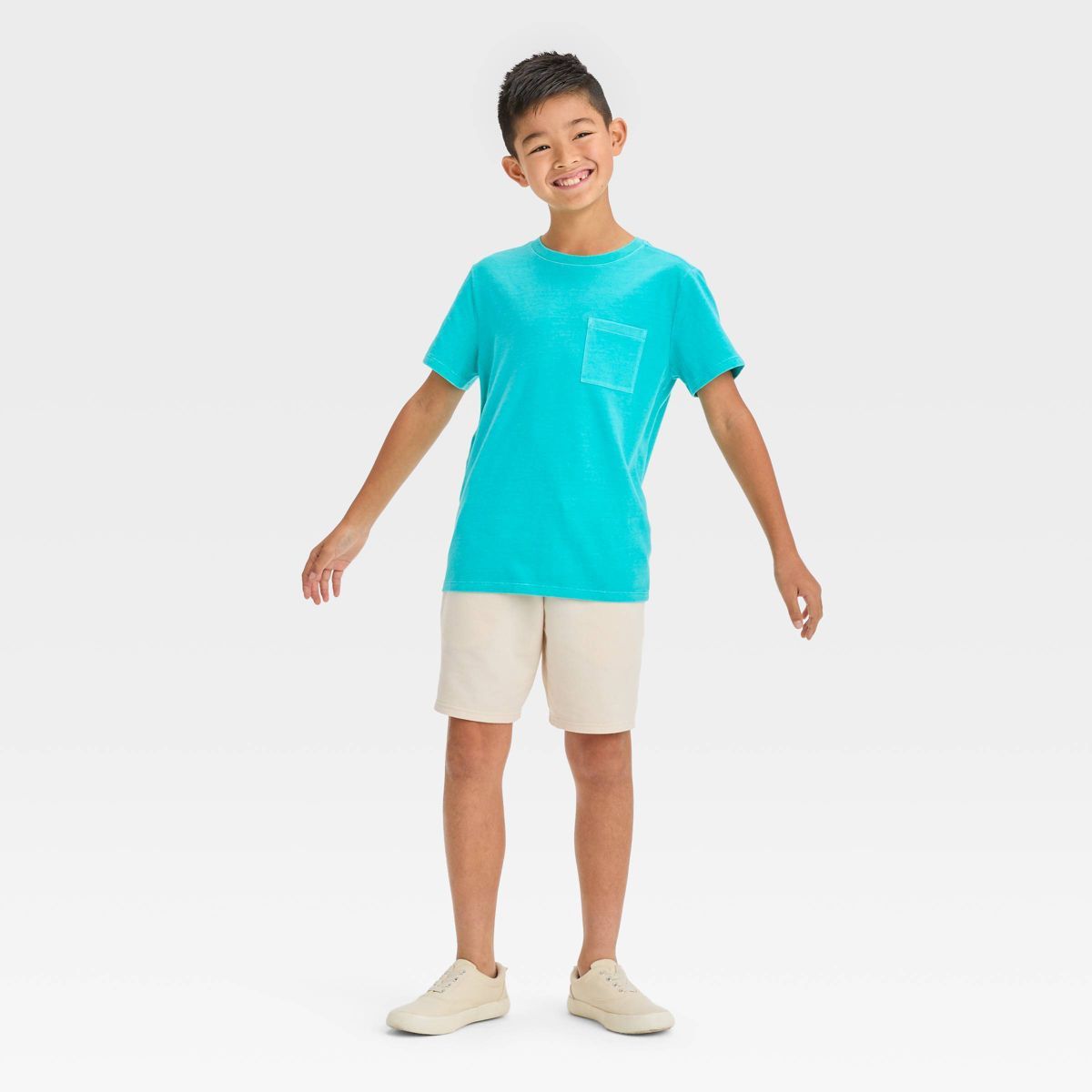 Boys' Short Sleeve Washed T-Shirt - Cat & Jack™ | Target