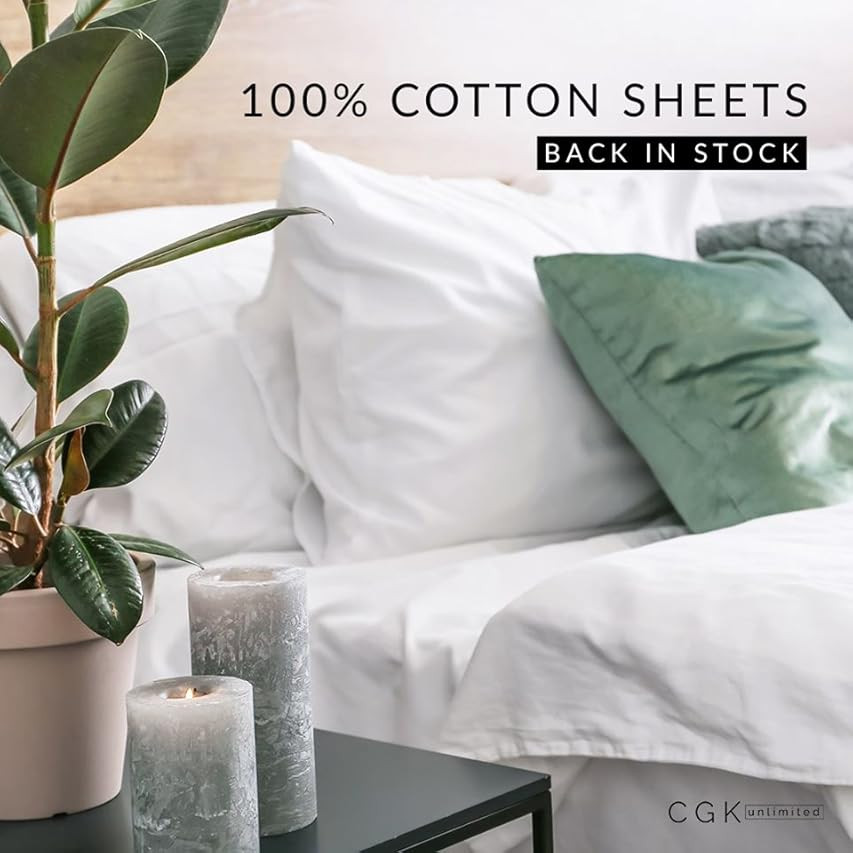 King Size Sheet Set - Breathable & Cooling Sheets - Hotel Luxury Bed Sheets - Extra Soft - Deep P... | Amazon (US)