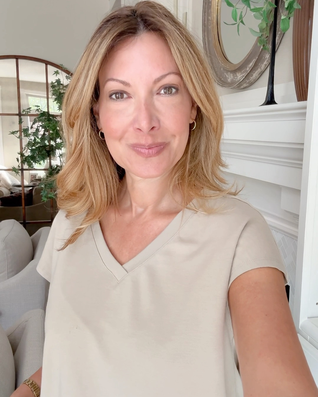 Loving this super soft, matching two piece short set! I’m wearing the S in Khaki. Lots of great colors. My favorite detail is the pocket design and v-neck. 

Summer Outfit, Cover Up, beachwear, loungewear. 

#LTKBeauty #LTKStyleTip #LTKFindsUnder50