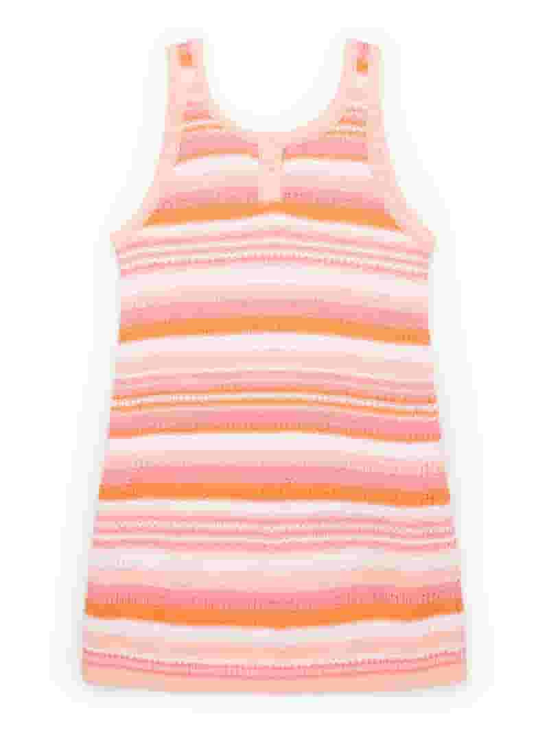 Jessica Simpson Girls Cotton Striped Crochet Cover-Up Dress, Sizes XS-L | Walmart (US)