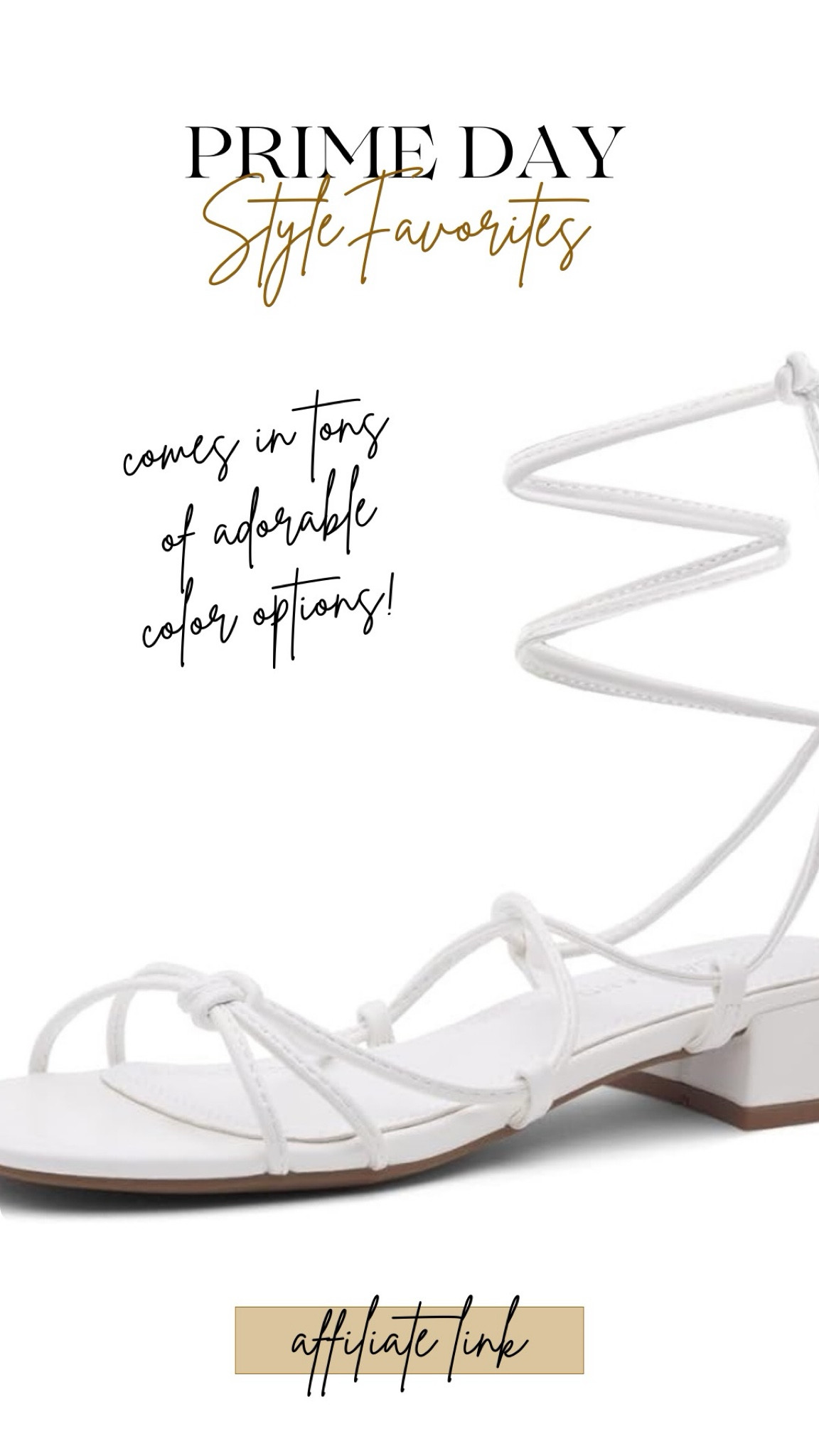 Amazon Prime Day Deal 🚨 I just tried these adorable tie lace sandals with the small block heel and I’m obsessed!! They are so cute and run TTS, tons of colors! 

Prime day finds, Amazon finds, tie lace sandals, summer sandals, gladiator sandals 

#LTKFindsUnder50 #LTKSummerSales #LTKSeasonal