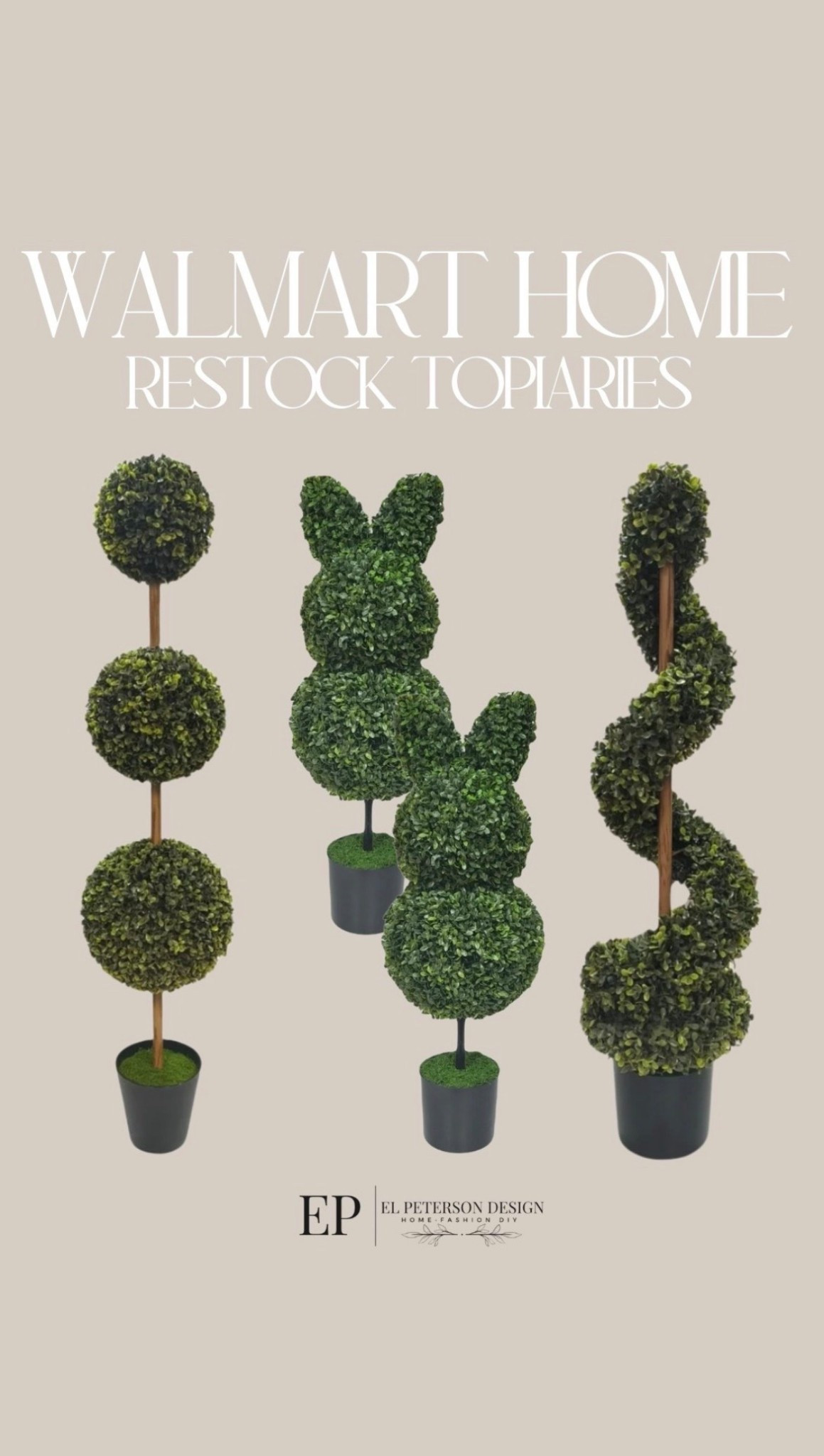 Walmart
Restock Topiaries 

#LTKHome