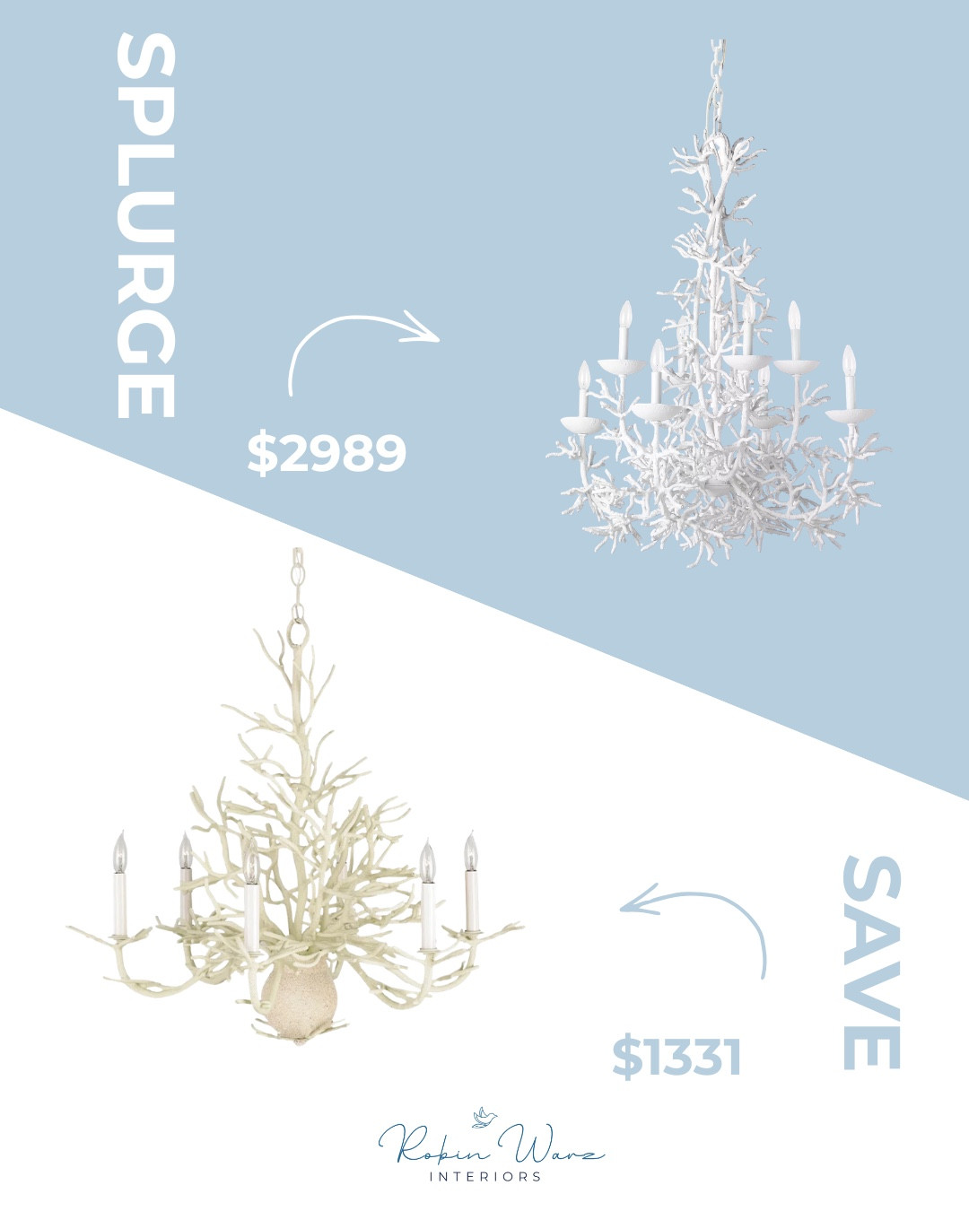 You don’t need to splurge to get this look… promise. 😉

That iconic Serena & Lily coral chandelier? Stunning. But I found a save that gives you the same coastal, sculptural moment for way less—and I can tell you… it’s just as chic.

If you love that light, airy, designer vibe (without the designer price tag), this one’s for you.



#LTKHome #SaveVsSplurge #CoastalStyle #DesignerLookForLess #LightingDesign #HomeDecorFinds #ClassicStyle #InteriorDesignTips

#LTKSaleAlert #LTKHome