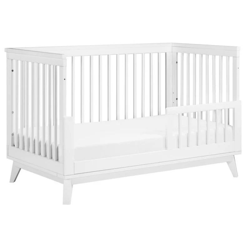 Babyletto Scoot 3-in-1 Convertible Crib with Toddler Rail in White | Walmart (US)