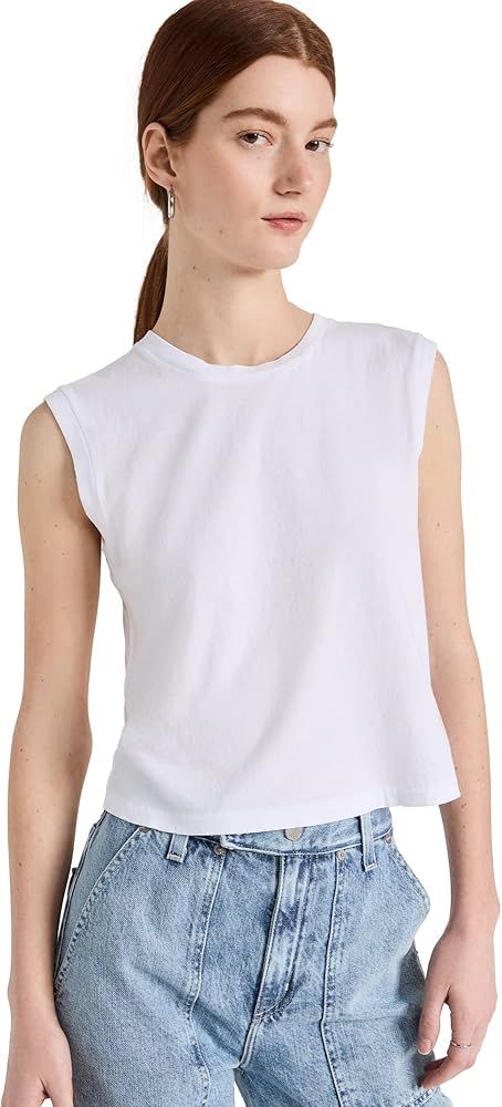 AMO Women's Sleeveless Babe Tee | Amazon (US)