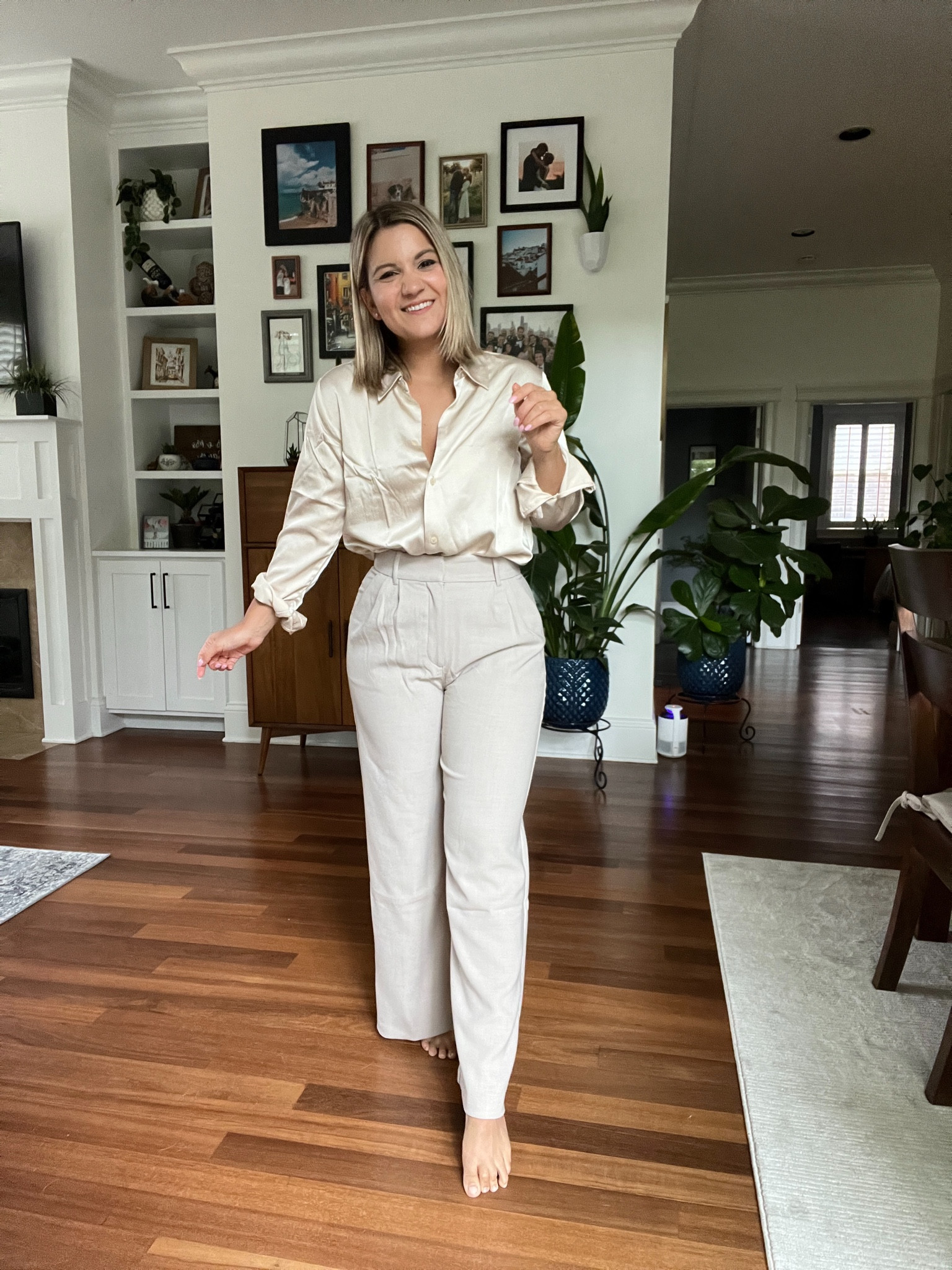 Use code AFLTK for 25% off!
Top - small (long in the arms so keep that in mind if you’re petite like me!)
Pants - small short (fits well but still a little long with flats/great length with low heels)

#LTKunder100 #LTKsalealert