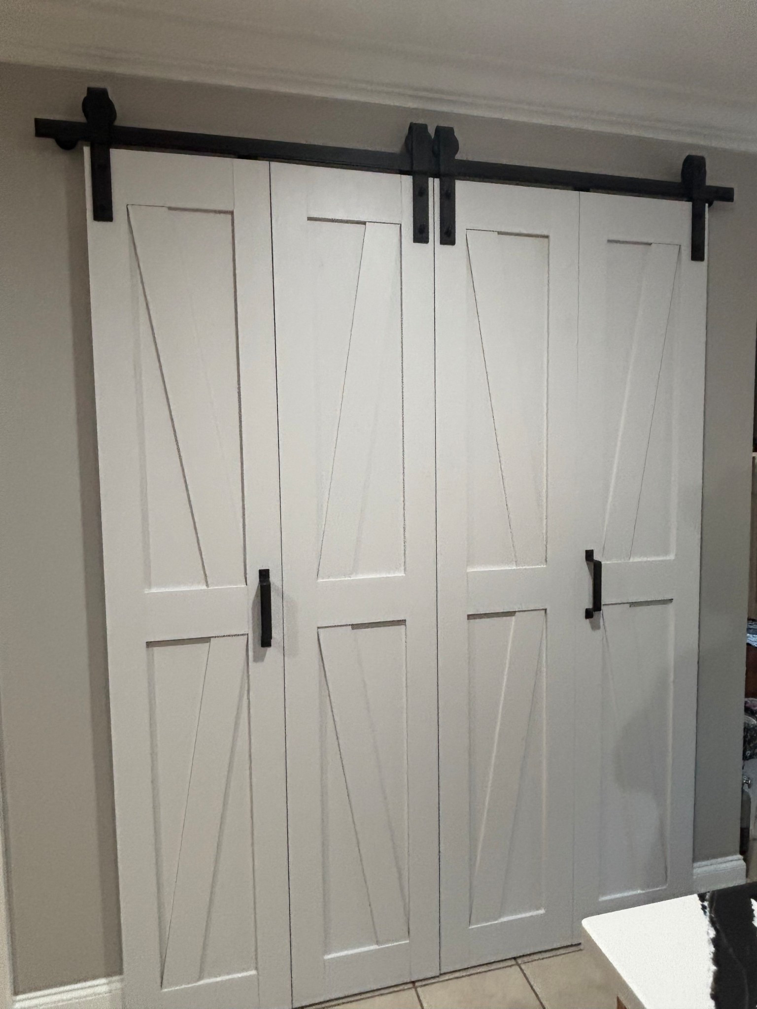 Bifold barn doors for kitchen pantry 😍😍 

A way to save interior space with a touch of modern! High quality durable doors!

Home organization | home | organization | kitchen | food | bedroom | foodie 

#kitchen #pantry #home #barndoors#LTKStyleTip

#LTKHome #LTKSaleAlert