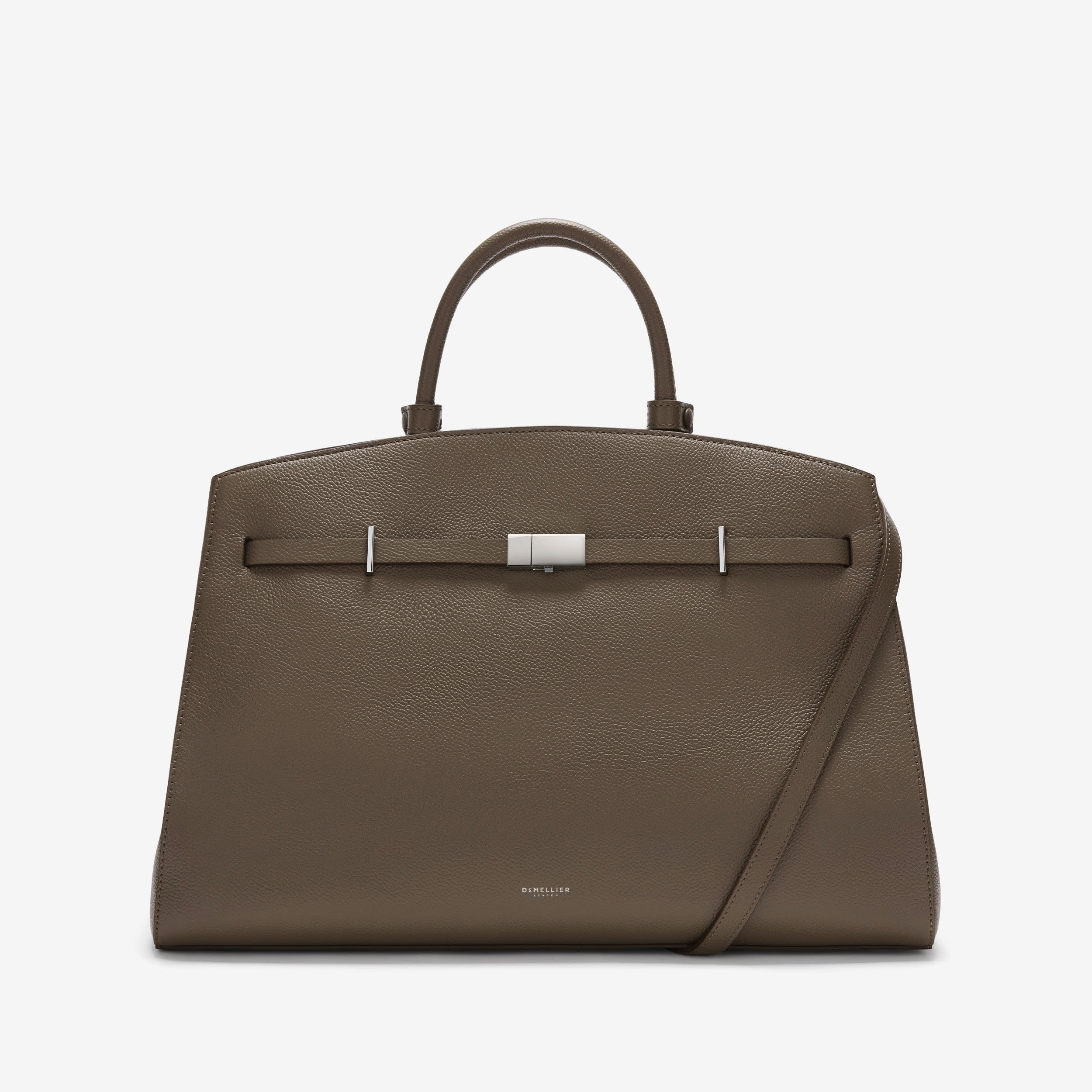 The Hudson | Dark Taupe Small Grain | DeMellier | DeMellier